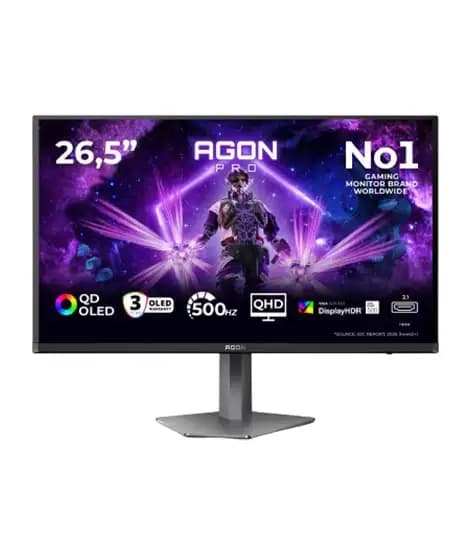 AOC 26.5 Inch QHD 500Hz QD-OLED Gaming Monitor (AG276QKD2)