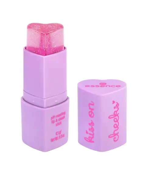Essence Kiss On Cheeks pH Reacting Lip and Cheek Stick - 01 Pink Natural Vegan
