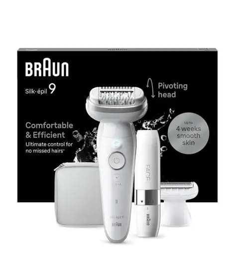 Braun Silk Epil 9 Wet & Dry Epilator For Women - (SE9341)