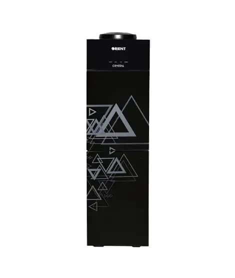 Orient Crystal 3 Taps Glass Door Water Dispenser Triangle Black
