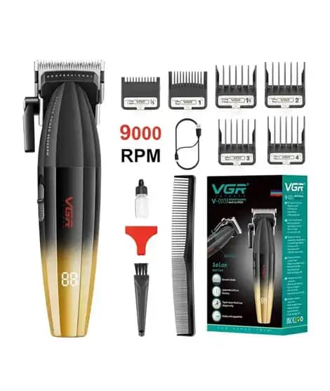 VGR Professional Rechargeable Hair Clipper (V-003)