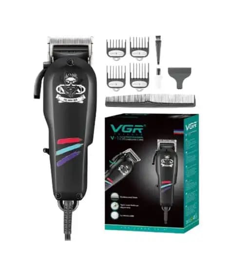 VGR Professional Corded Hair Clipper with Taper Lever - (V-129)