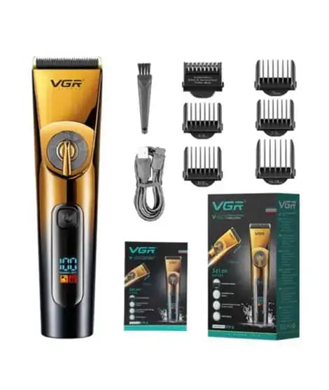 VGR Metal Body Professional Hair Trimmer - (V-663)