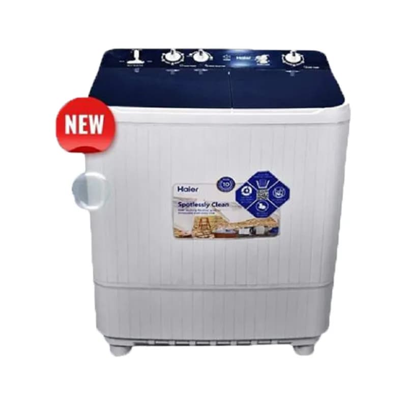 Haier - Washing Machine Semi Auto Twin Tub Top Load 10KG - HWM 100-1169