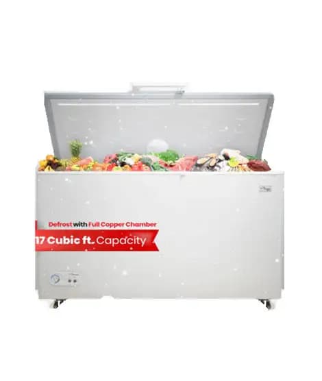 Gaba National Single Door Deep Freezer 17 Cu Ft (GND-14000-17-S)