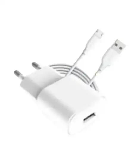 Infinix 10W 2 Pin Charger With USB-Micro Cable (XC08)