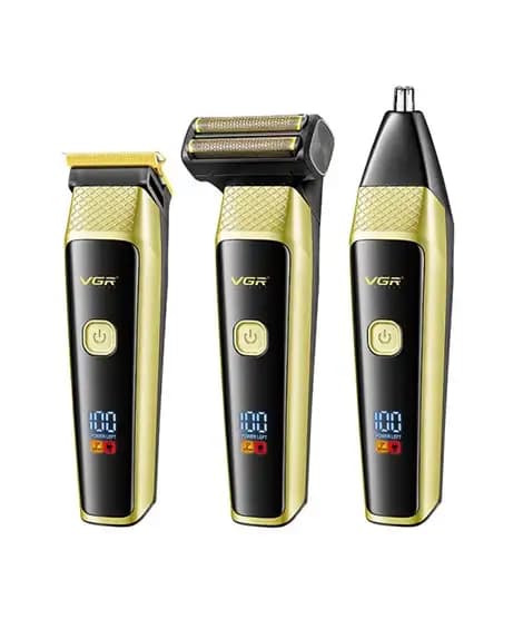 VGR 3 in 1 Digital Display Electric Shaver (V-366)