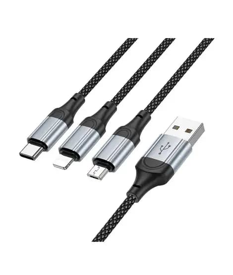 Hoco Fresh 3-In-1 Charging Wire (X102)