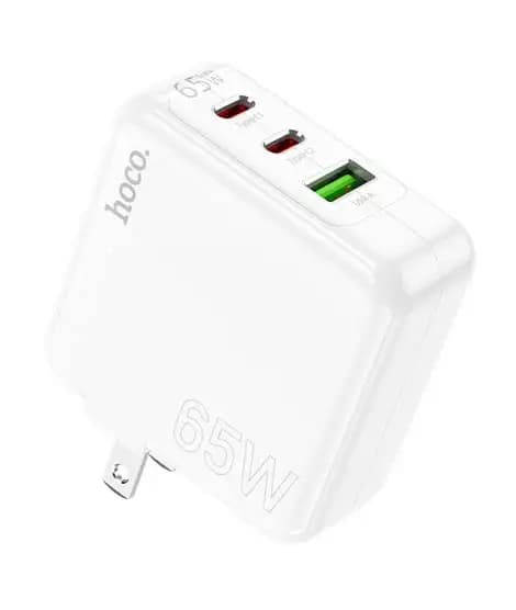 Hoco Header PD65W Three Port (2C1A) Wall Charger US (C115)