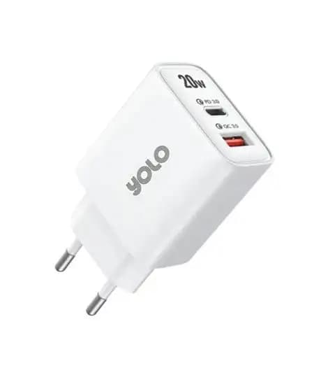Yolo 20W Charger With Type-C to IOS Cable (Y-201)