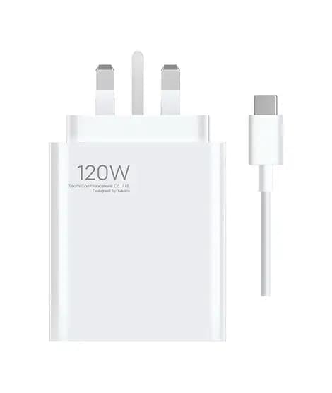 Xiaomi 120W 3 Pin Charging Adapter With Cable (Type-A)