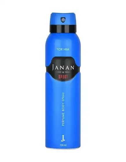 J. JANAN SPORT POUR HOMME PERFUME BODY SPRAY 150ML Bottle Junaid Jamshed Perfume