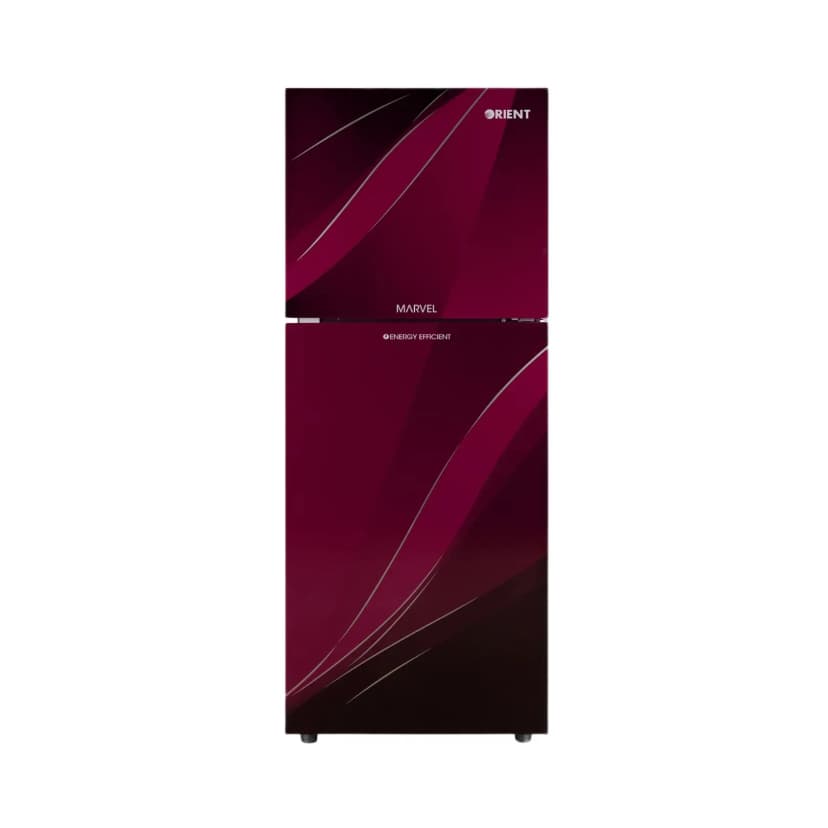 Orient | 200GD | Marvel | Glass Door | Freezer On-Top | Instant Freeze | Refrigerator