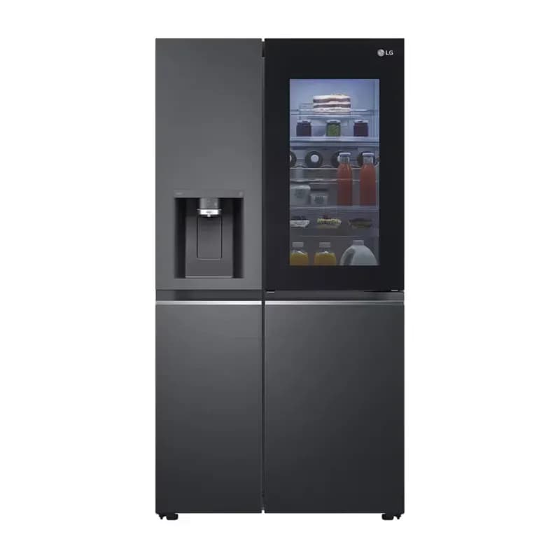 LG | GR-X267CQEW | InstaView Door-in-Door | Knock Knock | LINEARCooling | Wi-Fi Black
