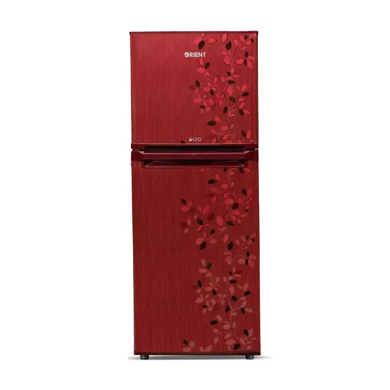 Orient | 12 CUFT | 330 | LVO VCM | Energy Saving | Vine Red | Freezer On Top