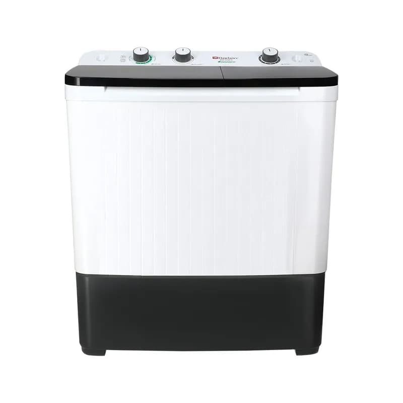 Dawlance - Washing Machine Semi Auto Twin Tub Top Load 6KG - DW 6550 G Glass Lid