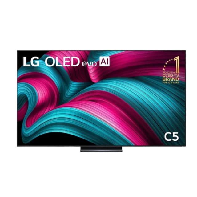 LG 83 inch OLED evo AI TV C5 144Hz Gaming Mode Dolby Vision & HDR10 4K UHD (OLED83C5PSA)
