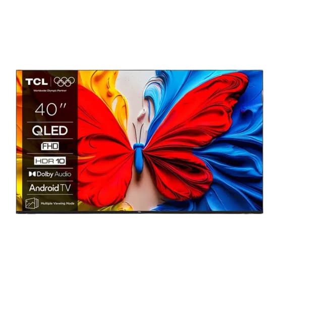 TCL 40-inch QLED Smart TV 2025 with Android TV Full HD & Dolby Audio (40S59K)
