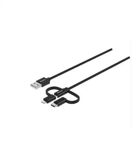 Philips Durable 3-In-1 Chargeable Cable