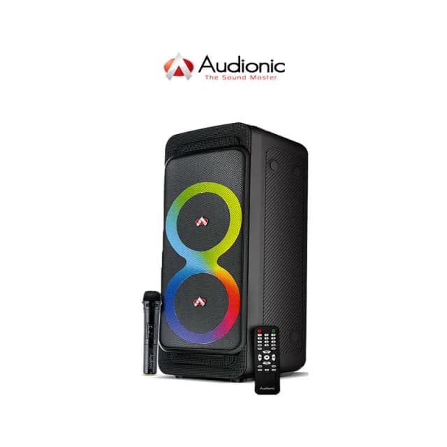 Audionic Portable Solo Trolly Speaker with Wireless Mic - X80 Plus