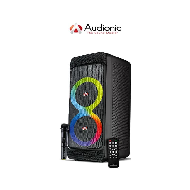 Audionic Portable Solo Trolly Speaker with Wireless Mic - X80 Plus