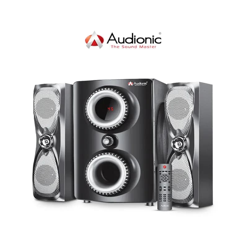 Audionic 2.1 Channel Speaker with Bass Duct Technology - Rainbow 35