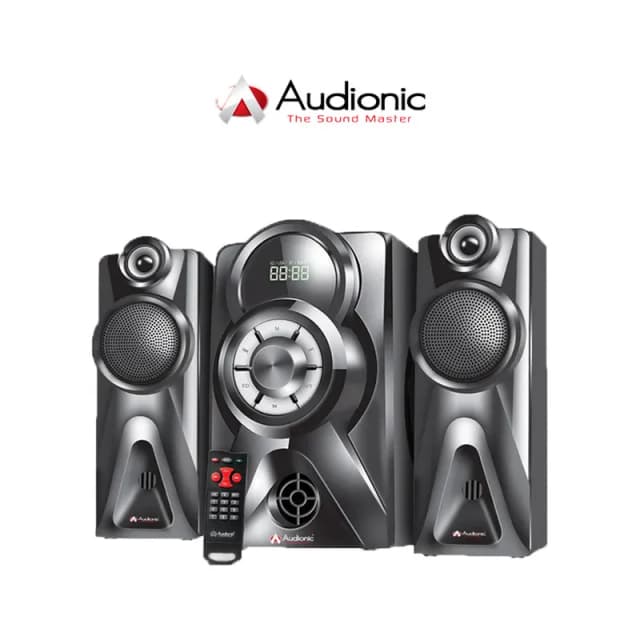 Audionic 2.1 Channel Speaker with Built-in FM Radio - Mega 100 Advance
