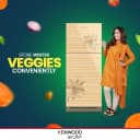 Kenwood Glass Door Freezer-On-Top Refrigerator 15 CFT KRF-25557 GD