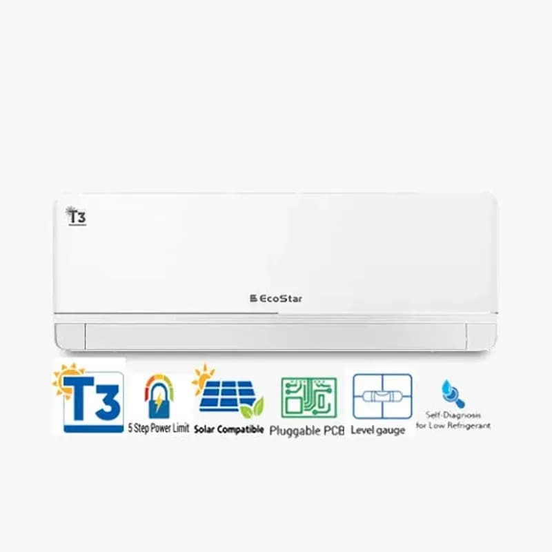 EcoStar Ario MAX Series 1 TON Split AC T3 ES-12AR02WT3