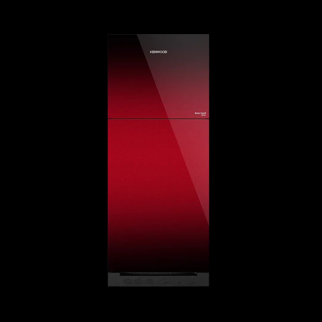 Kenwood Inverter Glass Door Freezer-On-Top Refrigerator 13 CFT KRF-24457 I GD