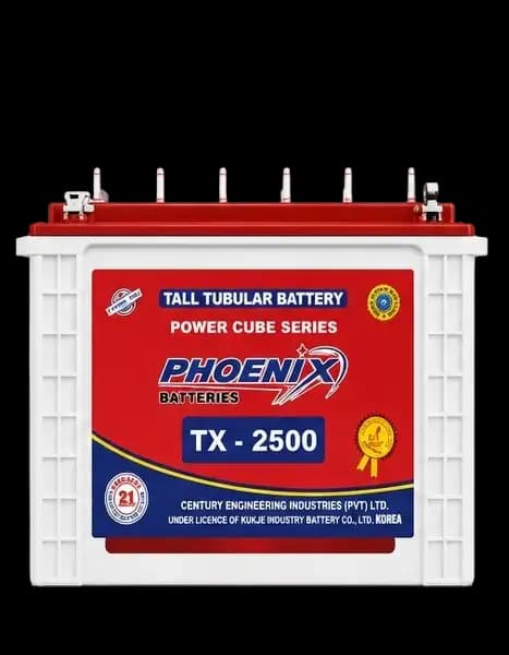 Phoenix TX 2500 230 AMP Tubular Battery Only For Karachi