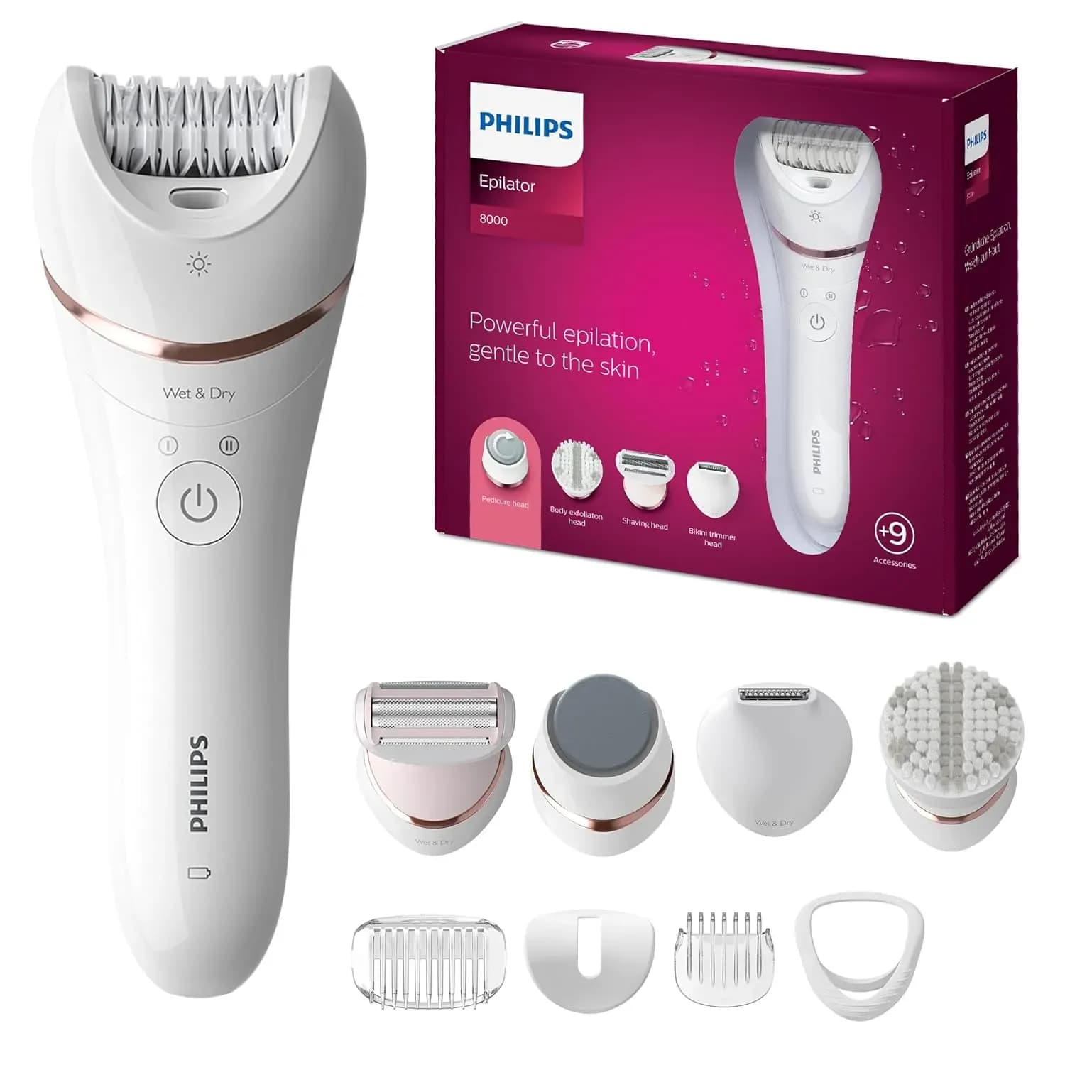 Philips Beauty Epilator Series 8000 BRE740/14