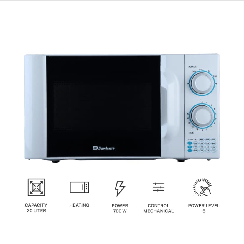 Dawlance 20 Liters Solo Microwave Oven DW MD