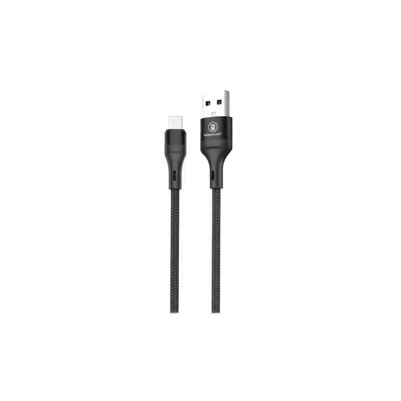 Westpoint Data Cable Fast Charging USB-A to Lightning Exquisite Braided Pull Resistant WP-333