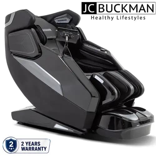JC BUCKMAN DelightUs 4D Massage Chair – Full Body Electric Zero Gravity Recliner with Smart Body Scan, Shiatsu, Heat, Airbag Compression, Foot Roller & 2-Year Warranty