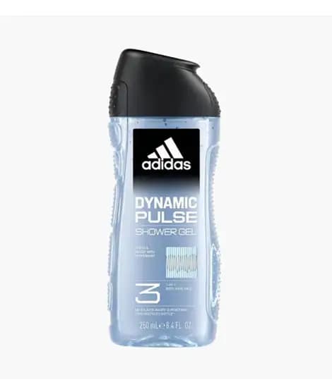 Adidas 3 In 1 Dynamic Pulse Shower Gel - 250ml