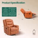 Sereno Life Imported Recliner Sofa (First Class)