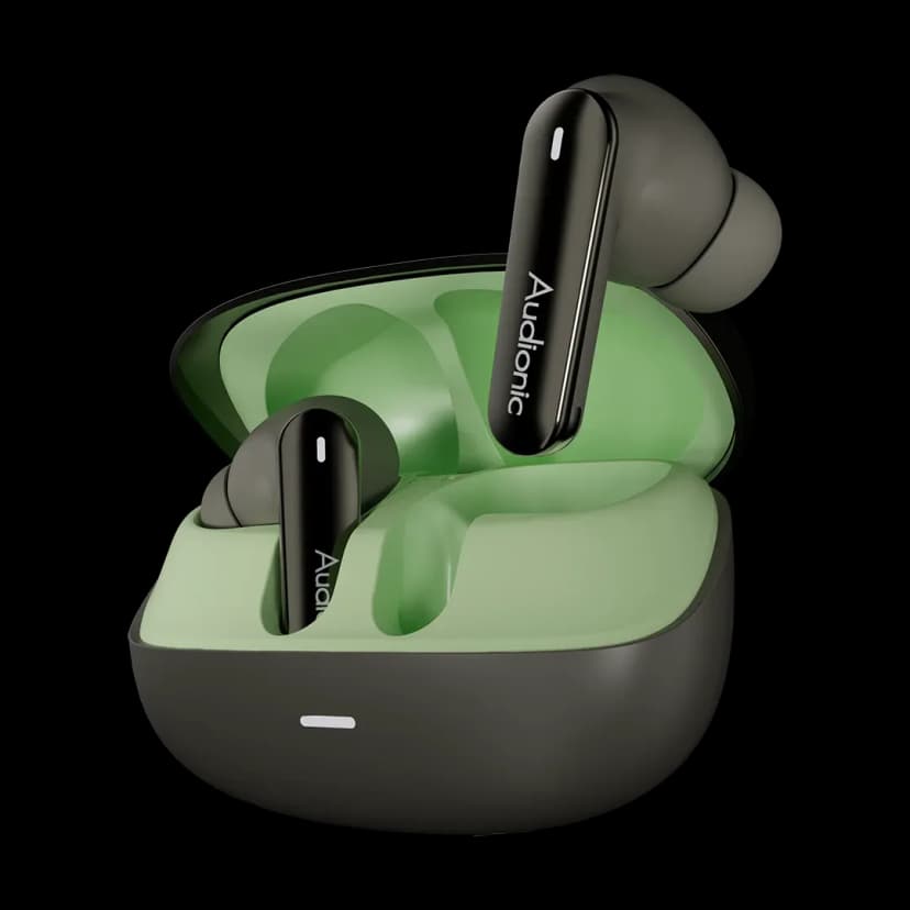 Audionic Trance Airbuds 815 with ANC-Gray Pistachio