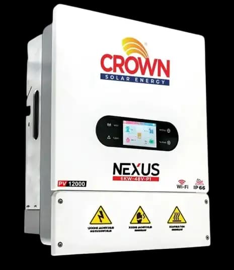Crown Nexus 6kW Single Phase Hybrid Inverter (IP66)