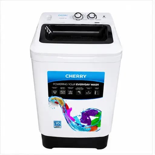 Cherry CW-410 10KG Semi Automatic Washing Machine Shower Wash Energy Saving Motor
