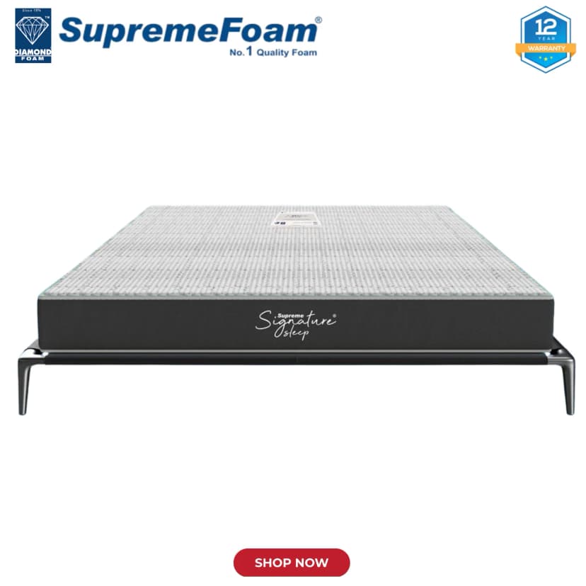 Diamond Supreme Mattress Signature Sleep | 12 Years Brand Warranty