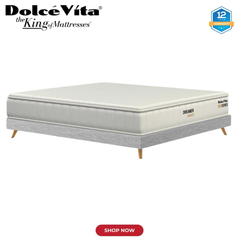 Dolce Vita Dreamer 1000 Pocket Spring Mattress Memory | 12 Years Brand Warranty