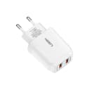 Login Dual USB Charger with TypeC Cable 2.4A (L401)