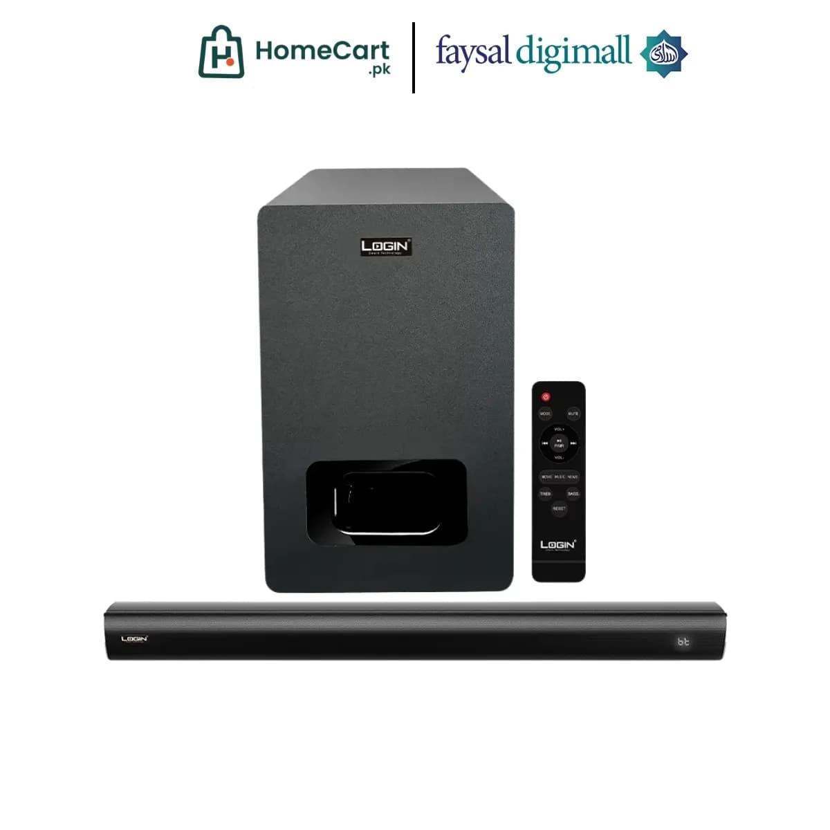Login 160W RMS Cinematic Sound 2.1 Channel (L-275) Inception 2.1 Channel Multimedia Speaker