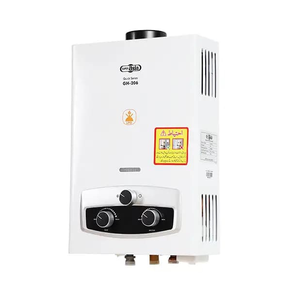Super Asia Instant Gas Geyser 8 Liters GH-208Di