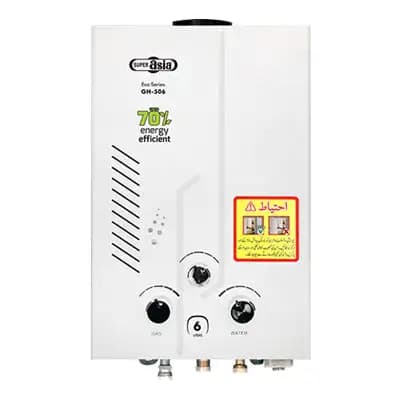Super Asia Instant Gas Geyser 12 Liters GH-512Di