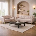Rochester Sofa 2 + 3 Bundle & Honey Comb Coffee Table