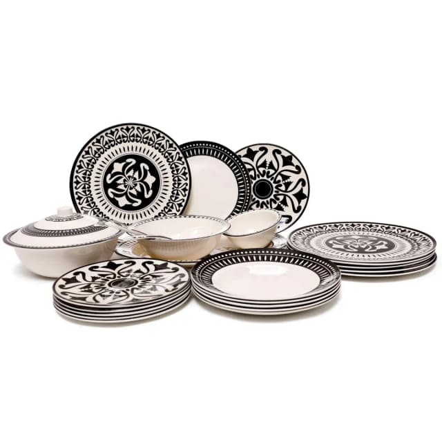Dinner Set Monochrome