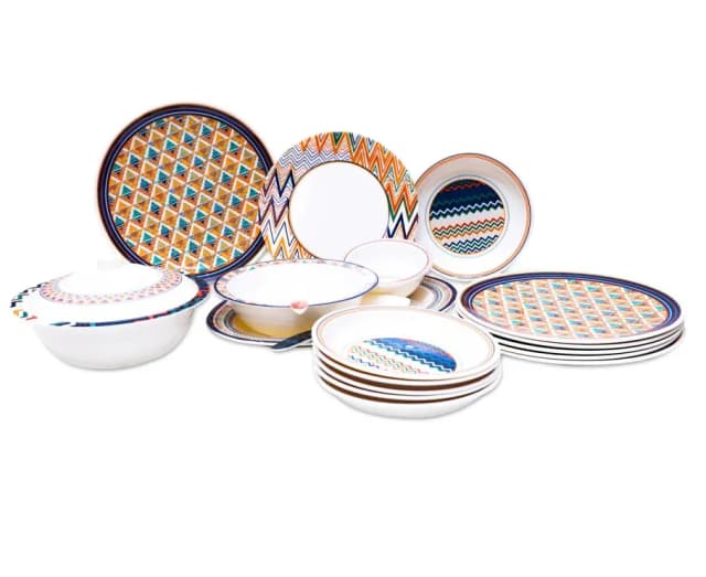 Dinner Set Chevron