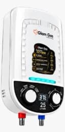 Glam Gas 25 Liter Electric Geyser Dual Knob, 3 Power Modes